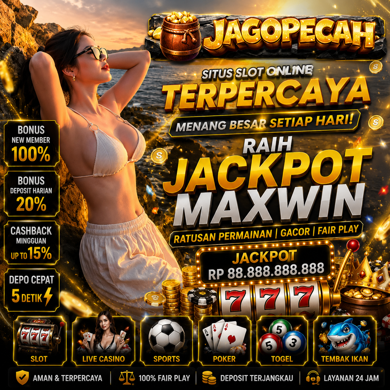 JAGOPECAH ® iGame Berlisensi Resmi Gigagaming Dengan Server Performance Stabil